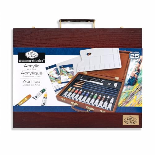 Royal Brush Holz Box Art Set Acryl Malerei 25-teilig von Royal Brush