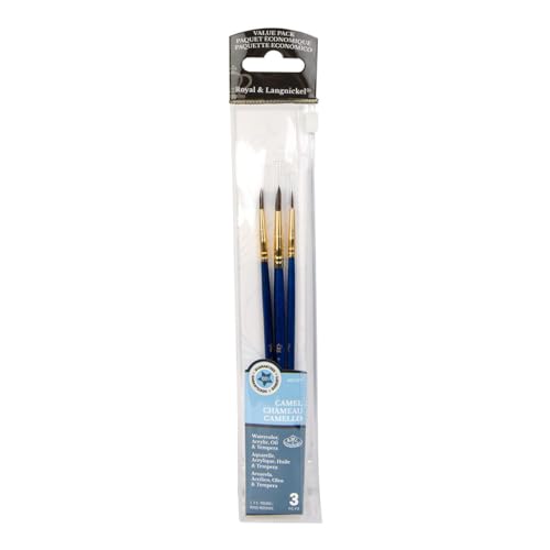 Royal Brush Kamelhaarbürsten-Set, Öl, Aquarell, Acryl und Tempera von Royal & Langnickel