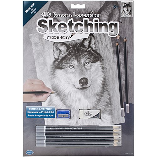 Royal Brush Sketching Made Easy Kit 9"X12"-Alpha von Royal Brush