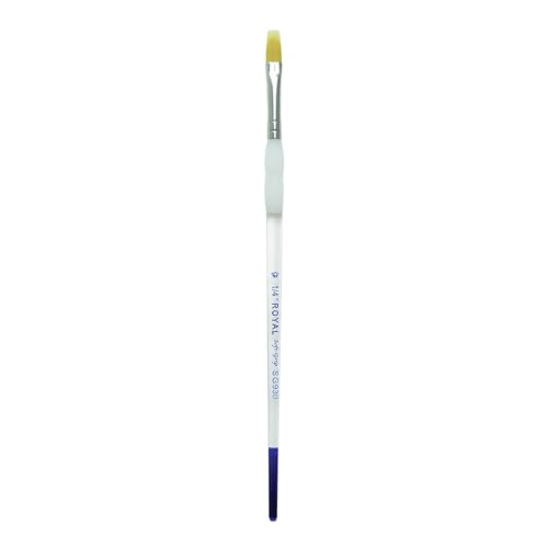 ROYAL BRUSH Soft Grip Filbert Kamm Pinsel Gold von Royal & Langnickel