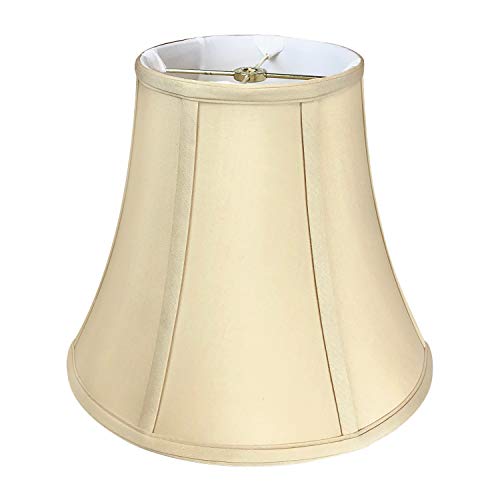 Royal Designs Lampenschirm, quadratisch, Glocke, beige, 8 x 16 x 12.625 von Royal Designs, Inc.