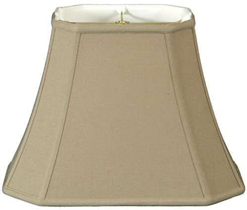 Royal Designs Lampenschirm, rechteckig, Linen Beige, (5 x 6.5) x (8 x 12) x 10 von Royal Designs, Inc.