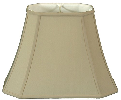 Royal Designs Lampenschirm, rechteckig, geschnitten, Beige – (7 x 9) x (10,25 x 16) x 12,25 cm von Royal Designs, Inc.