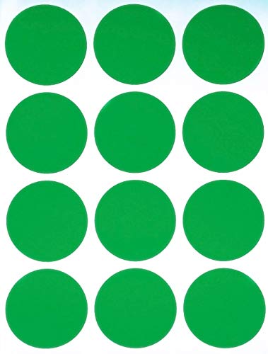 Sticker Grün 38 mm Aufkleber – Etiketten zur Farbcodierung Größe 3,8 cm Klebepunkte 60 Vorteilspack von Royal Green von Royal Green