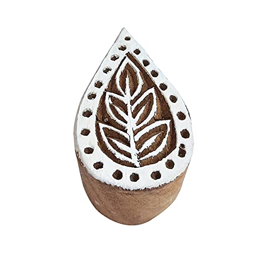 Royal Kraft Blatt Hölzern Drucken Blöcke Stempel - DIY Henna Stoff Textil Papier Ton Keramik Blöcke Druck Stempel Etag212 von Royal Kraft