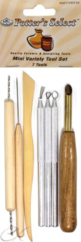 Royal and Langnickel Potter's Select Mini-Werkzeug-Set, 7-teilig von Royal & Langnickel