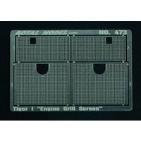 Engine Grill Screen Tiger I (for Dragon kit) von Royal Model