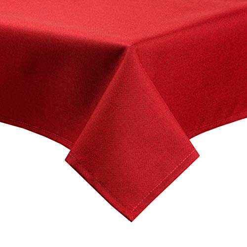 Tischdecke Leinen Optik mit Fleckschutz abwaschbar eckig rund oval Garten, eckig 135x200 cm, Dunkelrot - 5511 Tischdecke Leinen Optik mit Fleckschutz abwaschbar eckig rund oval Garten, eckig 135x200 cm, Dunkelrot - 5511 von Royal Schneider
