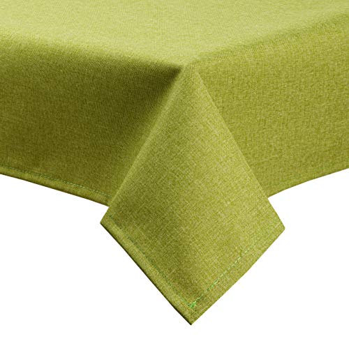 Tischdecke Leinen Optik mit Fleckschutz abwaschbar eckig rund oval Garten, rund 140 cm, Dunkle Pistazie - 5532 Tischdecke Leinen Optik mit Fleckschutz abwaschbar eckig rund oval Garten, rund 140 cm, Dunkle Pistazie - 5532 von Royal Schneider