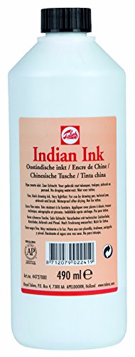 Talens Indian Ink - 490ml Zeichentusche/Chinesische Tusche von Talens Japan