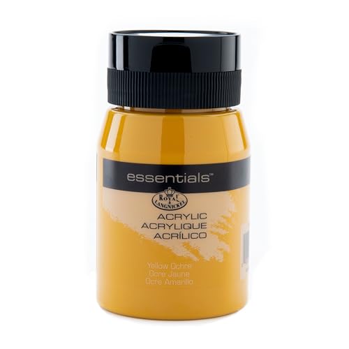 Royal & Langnickel RAA-5102 Essentials Acrylfarbe 500 ml Gelb-Ocker von Royal & Langnickel