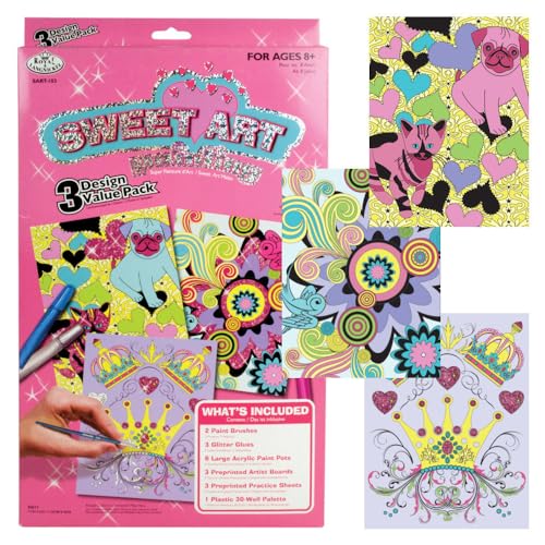 Royal & Langnickel SART-103 - Sweet Art, Mal Set, 3-er Pack von Royal & Langnickel