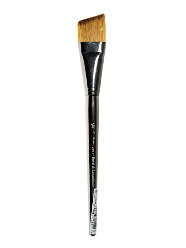 Royal & Langnickel Zen-Serie 73 Pinsel für verschiedene Medien – Chisel Blender u. angewinkelter Schattierer, Angle Shader 1 (Z73A-1) von Royal & Langnickel