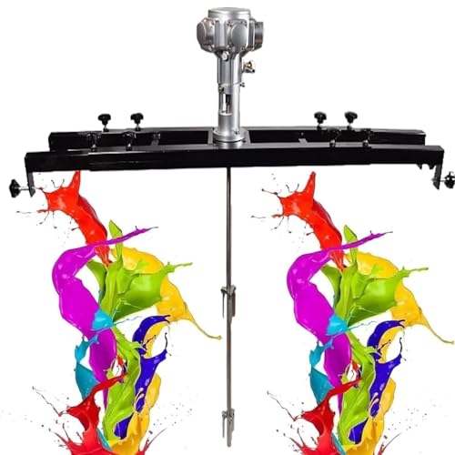 RoyceBee Industrielle Pneumatische Farbmischermaschine, Farbmischer-Rührwerkzeug 1hp Edelstahl-Luftrührwerk Mixer Rührer Tintenbeschichtungs-Mischwerkzeug Farbschüttler,Iron von RoyceBee
