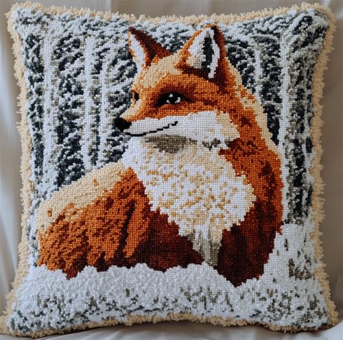 Rqwybcaxn Knüpfkissen-Set für Erwachsene, französische Bulldogge, Teppichbezug, Kissenbezug, Kinder, Anfänger, Stickerei-Set, handgefertigt, Sofa, Heimdekoration, 43,2 x 43,2 cm Rqwybcaxn Knüpfkissen-Set für Erwachsene, französische Bulldogge, Teppichbezug, Kissenbezug, Kinder, Anfänger, Stickerei-Set, handgefertigt, Sofa, Heimdekoration, 43,2 x 43,2 cm von Rqwybcaxn