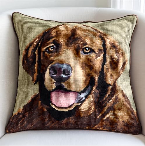 Rqwybcaxn Landschaft Knüpfkissen Set,Brauner Labrador,Für Kinder Oder Anfänger Erwachsene Zum Selber Knüpfen,Diy Knüpfteppich Knüpfpackung,Knüpfhaken Set,43X43Cm Rqwybcaxn Landschaft Knüpfkissen Set,Brauner Labrador,Für Kinder Oder Anfänger Erwachsene Zum Selber Knüpfen,Diy Knüpfteppich Knüpfpackung,Knüpfhaken Set,43X43Cm von Rqwybcaxn