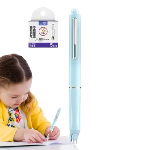 Rrlihjgu Füllfederhalter Zum Schreiben - Auslaufschutz Design,0,38 mm Feinspitze für Büro Schule Zuhause Skizzieren Zeichnen Tagebuch Kalligraphie Kinder Schüler Rrlihjgu Füllfederhalter Zum Schreiben - Auslaufschutz Design,0,38 mm Feinspitze für Büro Schule Zuhause Skizzieren Zeichnen Tagebuch Kalligraphie Kinder Schüler von Rrlihjgu