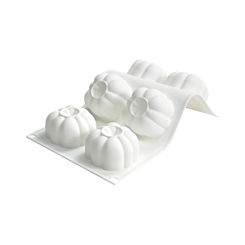 Rrlihjgu Kürbisform | 6-Fach Schokoladenform | Einfache Entformung für Kuchen Pralinen Desserts Herbst Halloween Backformen Rrlihjgu Kürbisform | 6-Fach Schokoladenform | Einfache Entformung für Kuchen Pralinen Desserts Herbst Halloween Backformen von Rrlihjgu