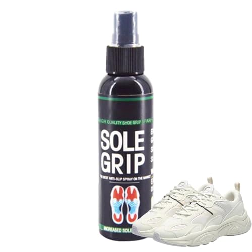 Rrlihjgu Schuh-Grip-Spray,Anti-Rutsch-Spray Für Schuhe,118 Ml Anti-Rutsch-Sohlenspray,Spray Für Basketballschuhe, Schuhsohlenschutz Verbessert Die Traktion, Reinigt Und Verjüngt Schuhsohlen von Rrlihjgu