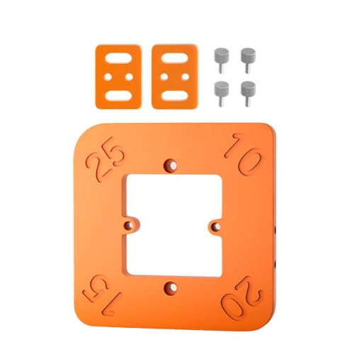 4-in-1 Bogenwinkel-Positionierungsschablone, Eckradius-Router-Schablone, Aluminium-Legierung, wiederverwendbare Eckschablone, Radius von Rtyweth