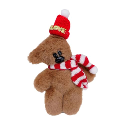 Rtyweth Weihnachtsbaum-Plüsch-Ornamente, Bär, Stofftiere, Spielzeug, weicher Bär, Puppe, Geschenk für Hochzeit, Geschlecht, Dusche, zum Enthüllen, Baby von Rtyweth