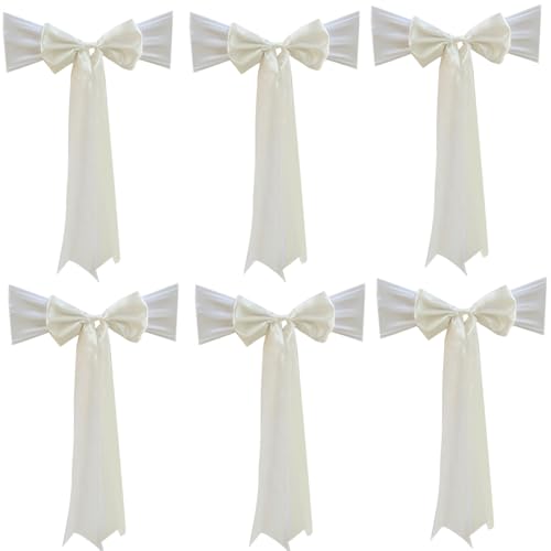 Bänder für Stuhllehne mit verlängertem Schwanzband für Hochzeit, verschönert Veranstaltungsraum, Stuhldekoration Bänder für Stuhllehne mit verlängertem Schwanzband für Hochzeit, verschönert Veranstaltungsraum, Stuhldekoration von Ruarby