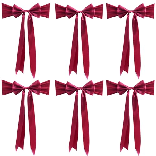 Bänder für Stuhllehne mit verlängertem Schwanzband für Hochzeit, verschönert Veranstaltungsraum, Stuhldekoration Bänder für Stuhllehne mit verlängertem Schwanzband für Hochzeit, verschönert Veranstaltungsraum, Stuhldekoration von Ruarby