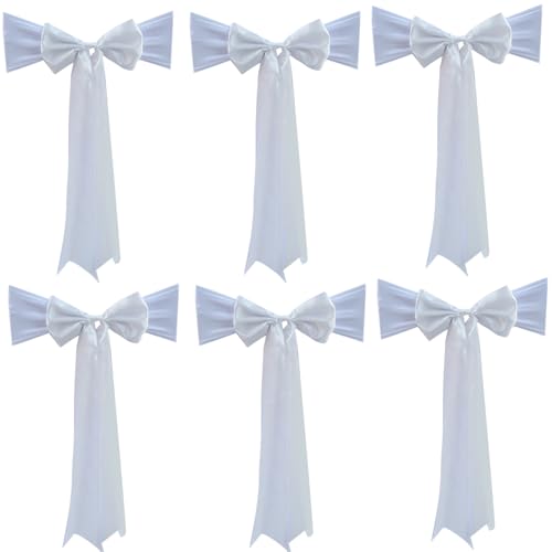 Bänder für Stuhllehne mit verlängertem Schwanzband für Hochzeit, verschönert Veranstaltungsraum, Stuhldekoration Bänder für Stuhllehne mit verlängertem Schwanzband für Hochzeit, verschönert Veranstaltungsraum, Stuhldekoration von Ruarby