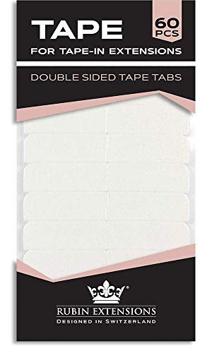 Tape Extensions Klebeband Extra Stark 4 cm Βreit, 0.8 cm Ηoch | 60 Stück | Perücken Kleber für Tape in Extensions von Rubin Extensions von Rubin Extensions