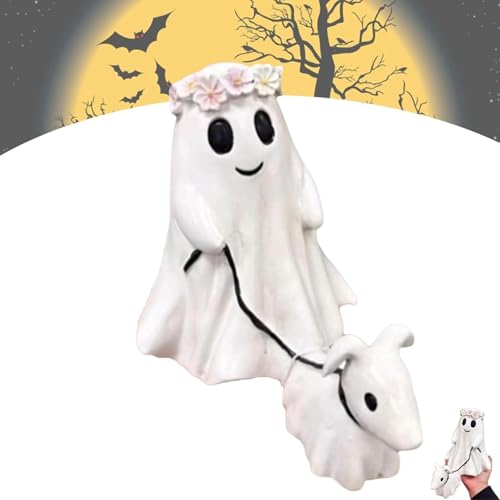 Rubu22a Halloween Geist Dekorationen 4 Verschiedene Größen Deko für Zuhause, Innen- und Außenbereich, Halloween-Party-Dekoration,Niedliches Gespenst Geschenk (A15cm) von Rubu22a