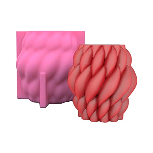 3D-Säulen-Form, antihaftbeschichtet, leicht zu entformen, Harzgussform für Hobbyisten, Seife, Gips, Kuchen von Rudiaoa