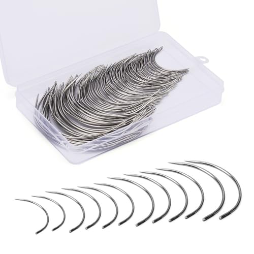 Gebogene Nähnadel, Sattelnadel, Rundnadel, Ledernadel-Set, praktische Polsternadel, Handsticknadel Gebogene Nähnadel, Sattelnadel, Rundnadel, Ledernadel-Set, praktische Polsternadel, Handsticknadel von Rudiaoa