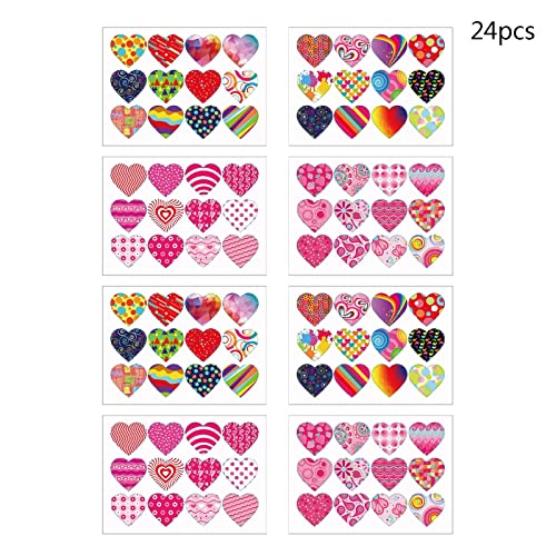 16 PCs/24 PCs Hochzeitsetikett Aufkleber Valentine Love Heart Aufkleber Für Scrapbooking Karten Machen Umschläge Geschenke Box von Ruiogoe