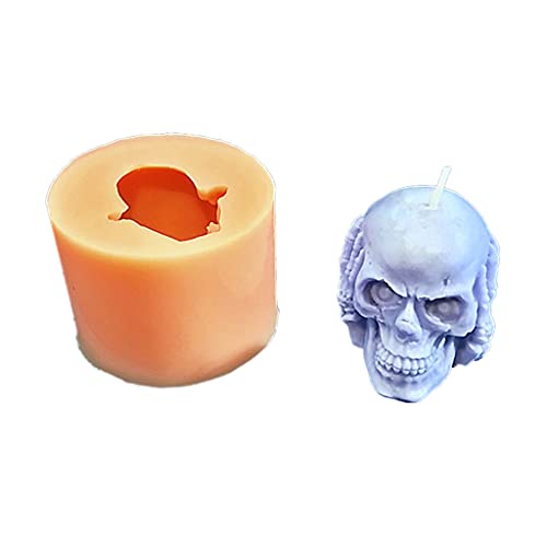 3D Halloween Schädel Silikonform Epoxidharz Dekoration Machen von Ruiogoe