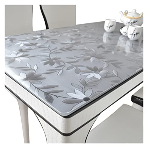 Ruiseawing Tischdecke aus Kunststoff, Chrysantheme, Bodenmatte, wasserdicht, PVC-Tischschutzpolster für Fernsehschrank, Küche, Büro, anpassbar (Farbe: Chrysantheme-1,0 mm, Größe: 60 x 120 cm) von Ruiseawing