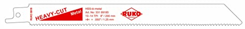 Ruko 33189185 Säbelsägeblatt 8918-5 200 x 18 x 1.25 mm, 5-Stück von Ruko