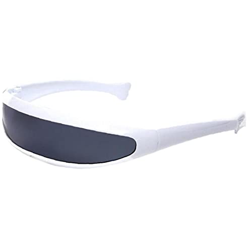 Brille Mirrored Grenzen Single Lens Kreative Roboter Futuristische Sonnenbrille Cosplay Brillen Foto Props von Ruluti