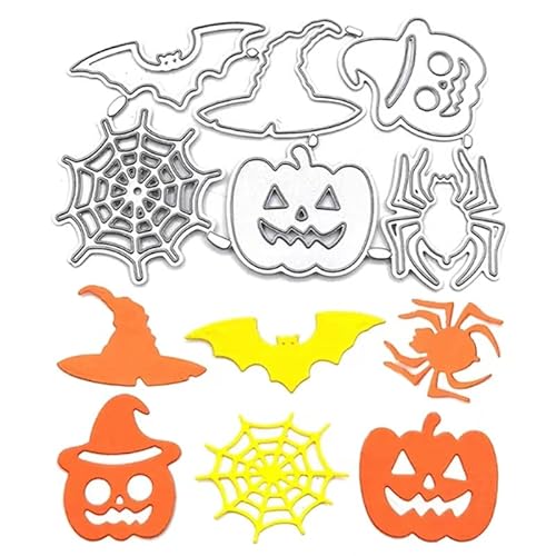 Halloween Stanzschablonen Halloween Stanzformen Schablone für Scrapbooking Zubehör Handwerk DIY Dekoration (Halloween Stanzschablonen) von RunFar shop