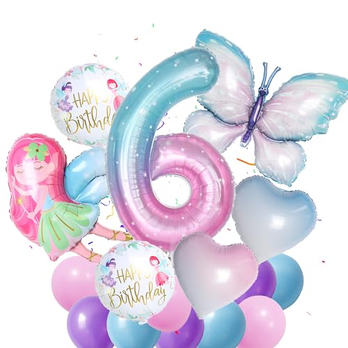 Kleine Fee Schmetterling Party Luftballons (6 Jahre alt) von Runyuzi