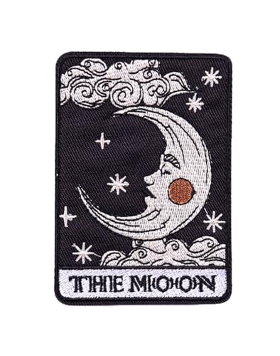 Tarotkarte Stickerei DIY Zubehör Sonne Mond Tier Patches Aufkleber (Tarot 3) von Ruoming