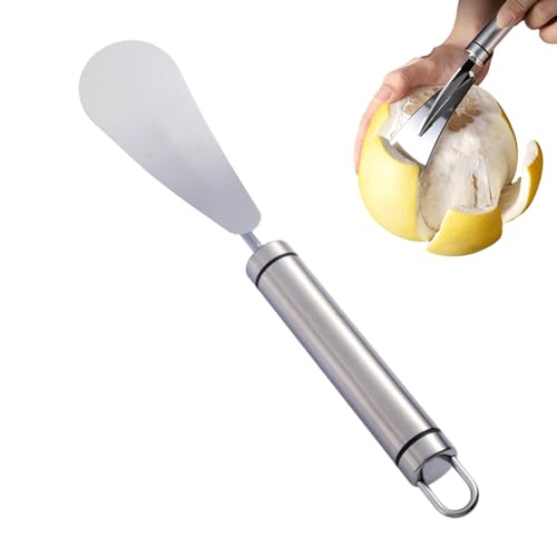 Rurunklee Edelstahl Pomelo Öffner - Lebensmittelqualität Edelstahl Zitrone Orangenschäler - Küche Orangenschäler Gadget, Stripper Peeler, Küche Pomelo Cutter von Rurunklee