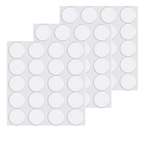 Doppelseitiges Klebeband Extra Stark, Multifunktionales Wiederverwendbares Klebeband Doppelseitig Ablösbar 60 Piece Transparent Nano Tape Waschbar Runden 30mm von Rusoz