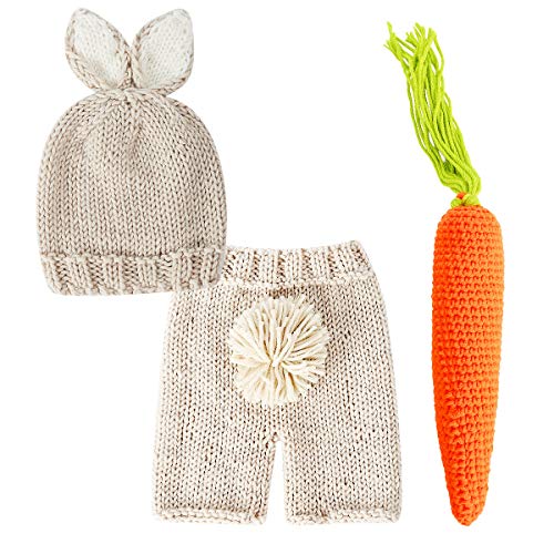 Baby Fotografie Outfits Mädchen Junge Stricken Kleidung Neugeborenes Fotografie Requisiten Set weiche Wolle Stricken geeignet für Fotostudio Geburtstag täglich von Ruspela