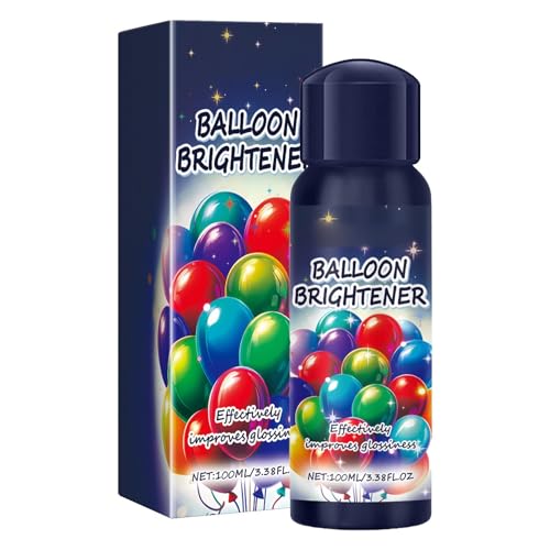 Ruwshuuk Ballonglanz, Ballonglanzspray | Latex-Ballons Spray glänzend | Ultra-glänzendes Glow-Spray für Latexballons. Ballon-Aufheller-Spray für dauerhaftes Glanz-Finish, 100 ml von Ruwshuuk
