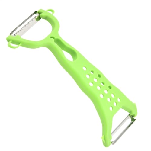 Ruwshuuk Citrus Peeler, Veggie Peeler,Doppelkopfhand -Edelstahlschäler | Küchenutensilien & Gadgets mit bequemem Griff für Kinder, Familie, Freunde, Zuhause von Ruwshuuk