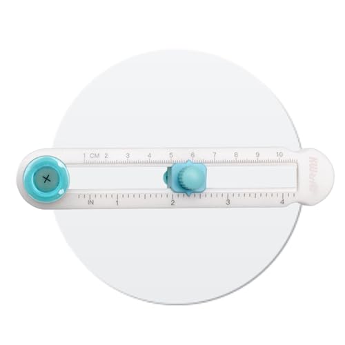 Ruwshuuk Kreisschneider-Werkzeug, Kreisschneider zum Basteln,Rotationspapierschneider - Kompass-Kreisschneider, rotierender Papierschneider, kreisförmige Schneidwerkzeuge für Heimwerker von Ruwshuuk