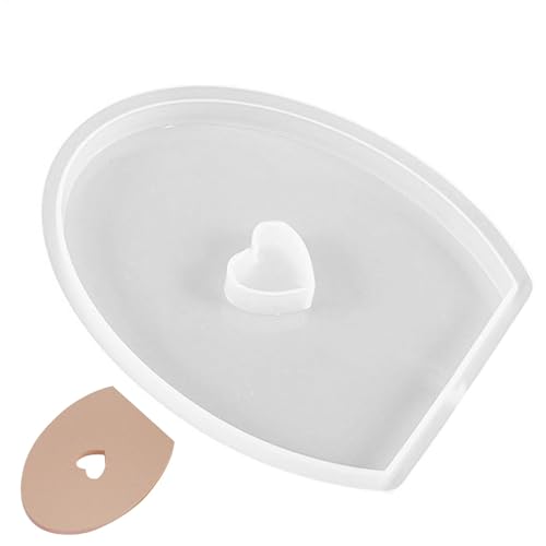 Ruwshuuk Untersetzerformen für Epoxidharz, Coasterharzformen,Silicone Cup Tray Molds | Einfache Demolding -Seife, die Form herstellen, Cup Coasters Craft Tool für Getränke von Ruwshuuk