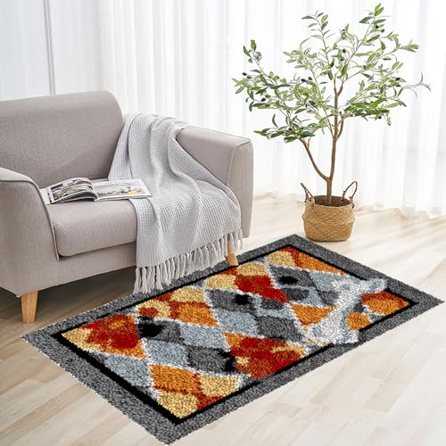 RxiBeFuw 38 x 52 cm Knüpfteppich zum Selber Knüpfen Set Erwachsene | Knüpfen Set für Kinder Erwachsene | Knüpfteppich Zum Selber Knüpfen mit Bedruckter Leinwand RxiBeFuw 38 x 52 cm Knüpfteppich zum Selber Knüpfen Set Erwachsene | Knüpfen Set für Kinder Erwachsene | Knüpfteppich Zum Selber Knüpfen mit Bedruckter Leinwand von RxiBeFuw