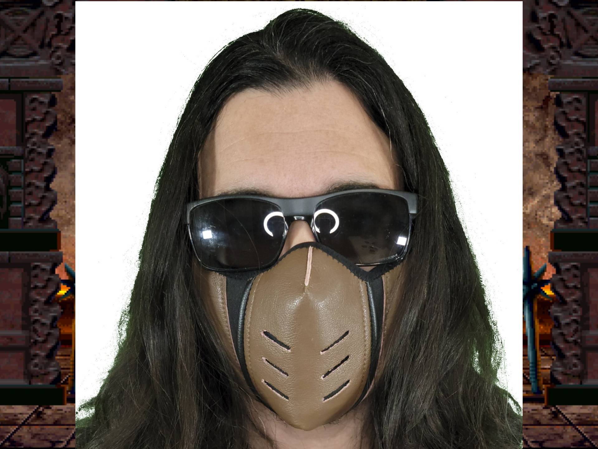 Mortal Kombat Vollgesicht Maske Braun Subzero Skorpion Rauch Noob Saibot Reptil Cosplay Ninja Kostüm Game Halloween Waschbar Usa von RyanzTreasureTrove