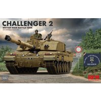 British main battle tank Challenger 2 w/workable track links von Rye Field Model